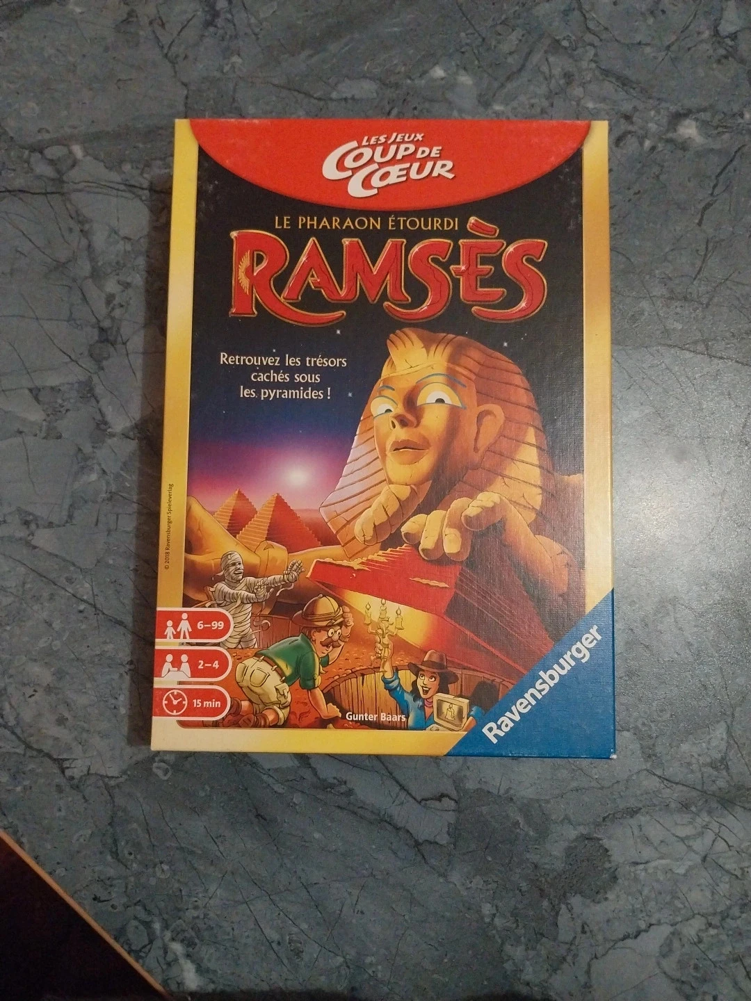Jeu Ramsès 6 ans